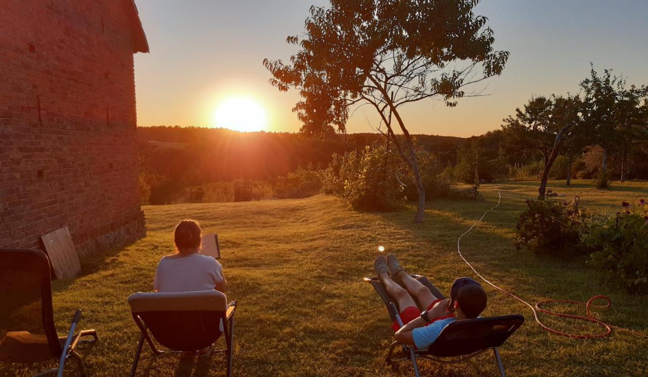 Villa Przystanek Bajka W Puszczy Zielonce Dabrowka Koscielna Esterno foto