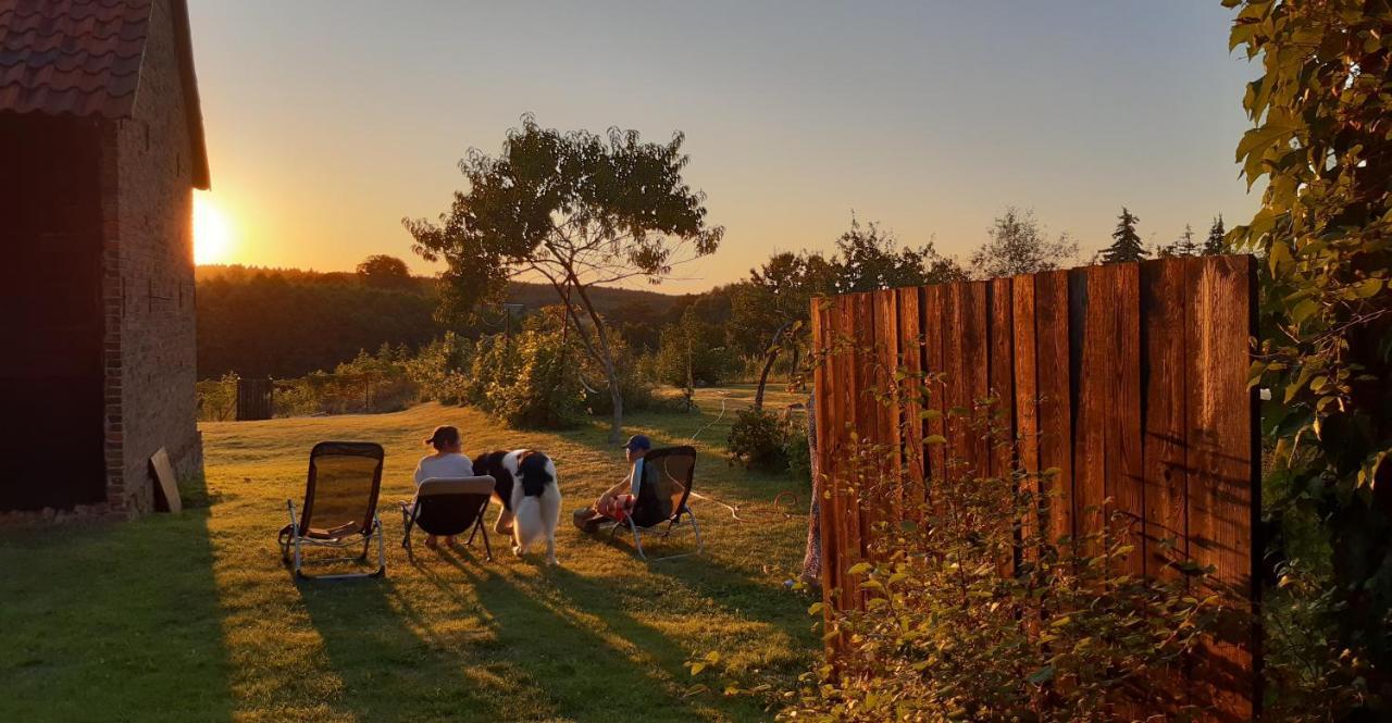 Villa Przystanek Bajka W Puszczy Zielonce Dabrowka Koscielna Esterno foto